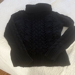 Banana Republic Black Cowl Neck Sweater